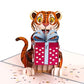 Tiger Surprise Blue Cover Birthday Blast