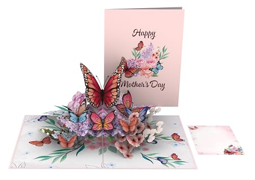 Butterfly Mother's Day 3D Pop Up Greeting Card