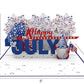 Fireworks Fest: 3D Fourth of July Pop-up Card