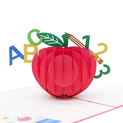 Best Teacher Ever 3D Pop Up Greeting Card