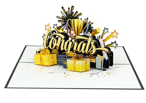 Commencement Cheers - 3D Pop-Up Graduation Greeting Card