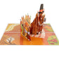 Thanksgiving Blessings with Corgi 3D Pop Up Card