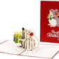 Happy Red Rat Birthday 3D Pop Up Greeting Card