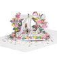 Happy 70th Milestone Anniversary 3D Pop Up Greeting Card