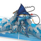 Sportfishing Surprise 3D Pop Up Greeting Card