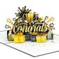 Commencement Cheers - 3D Pop-Up Graduation Greeting Card