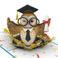 Smarty Owl Graduation Festivity 3D Pop-Up Card