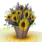 Thank You Doctor Sunflower 3D Pop Up Card