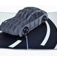 Gray sports car 3D pop-up card displayed on a black-and-white winding road