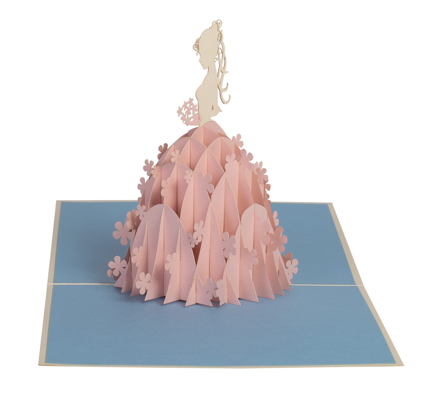 Pink La Quinceañera Birthday 3D Pop up Greeting Card