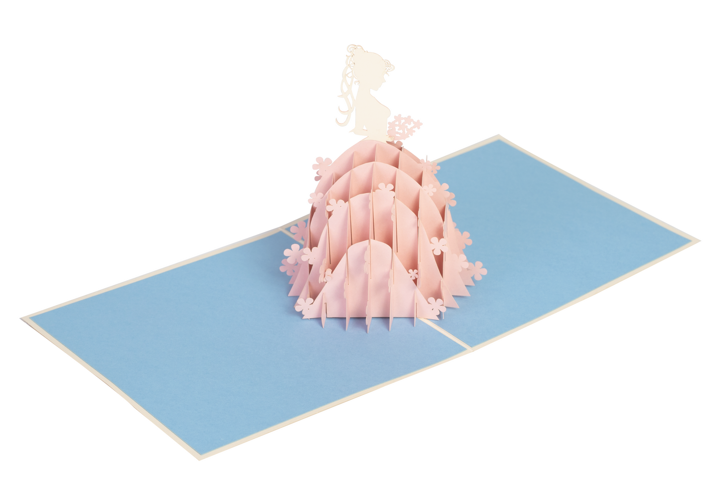 Pink La Quinceañera Birthday 3D Pop up Greeting Card