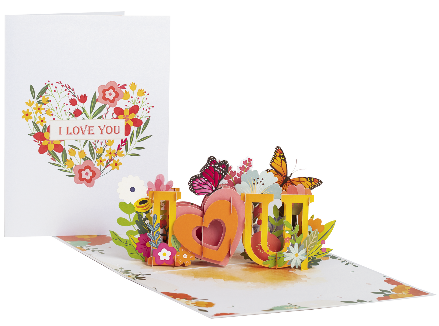 I Love You 3D Pop up Greeting Card