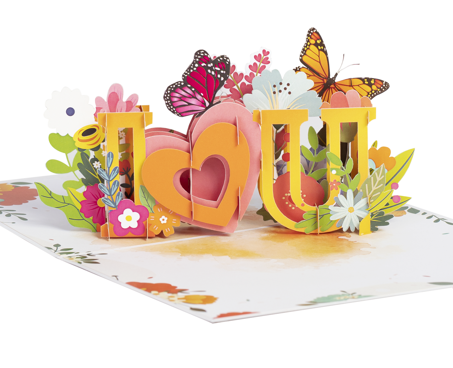 I Love You 3D Pop up Greeting Card