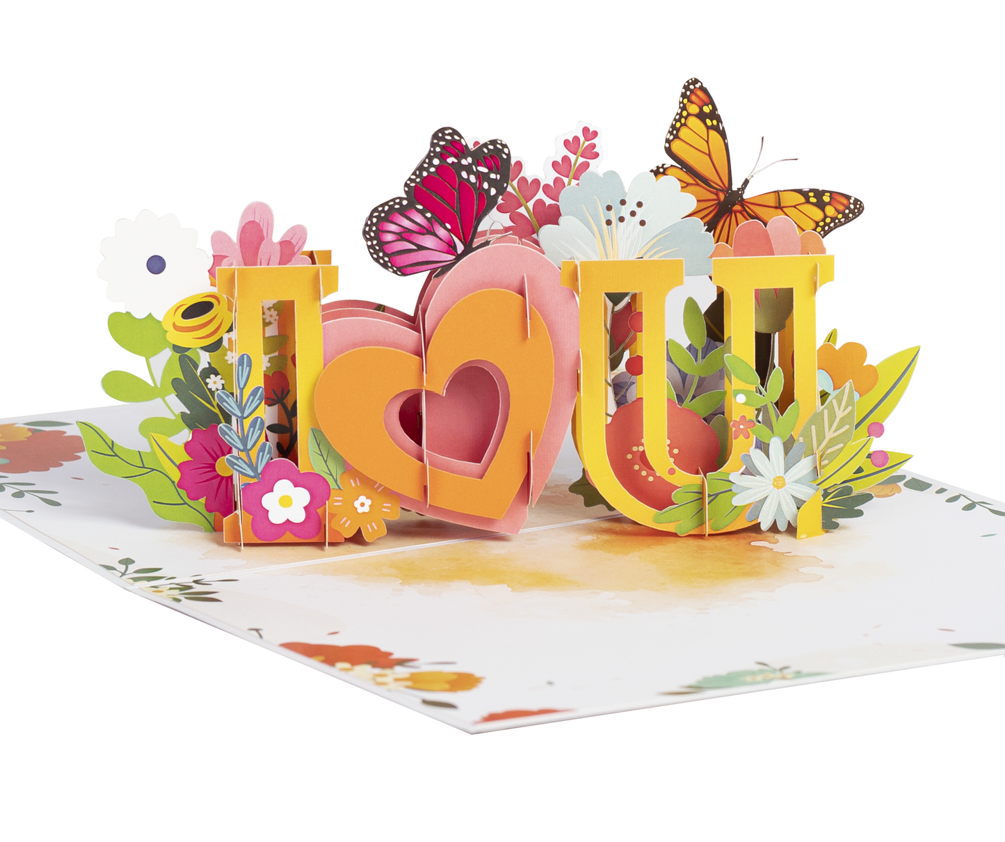 I Love You 3D Pop up Greeting Card