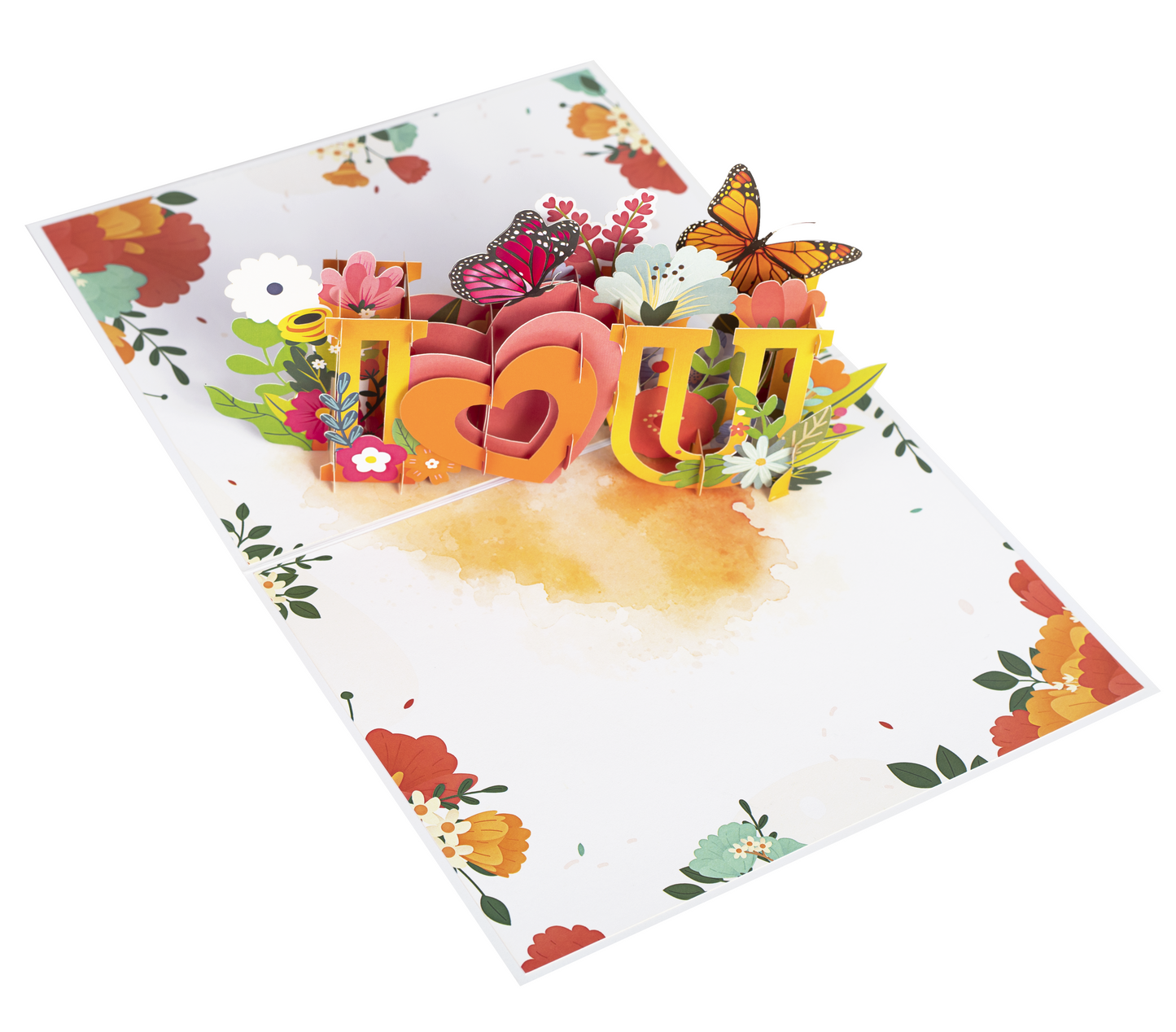 I Love You 3D Pop up Greeting Card