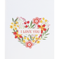 I Love You 3D Pop up Greeting Card