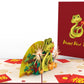 Happy Snake Year 3D Pop Up Card