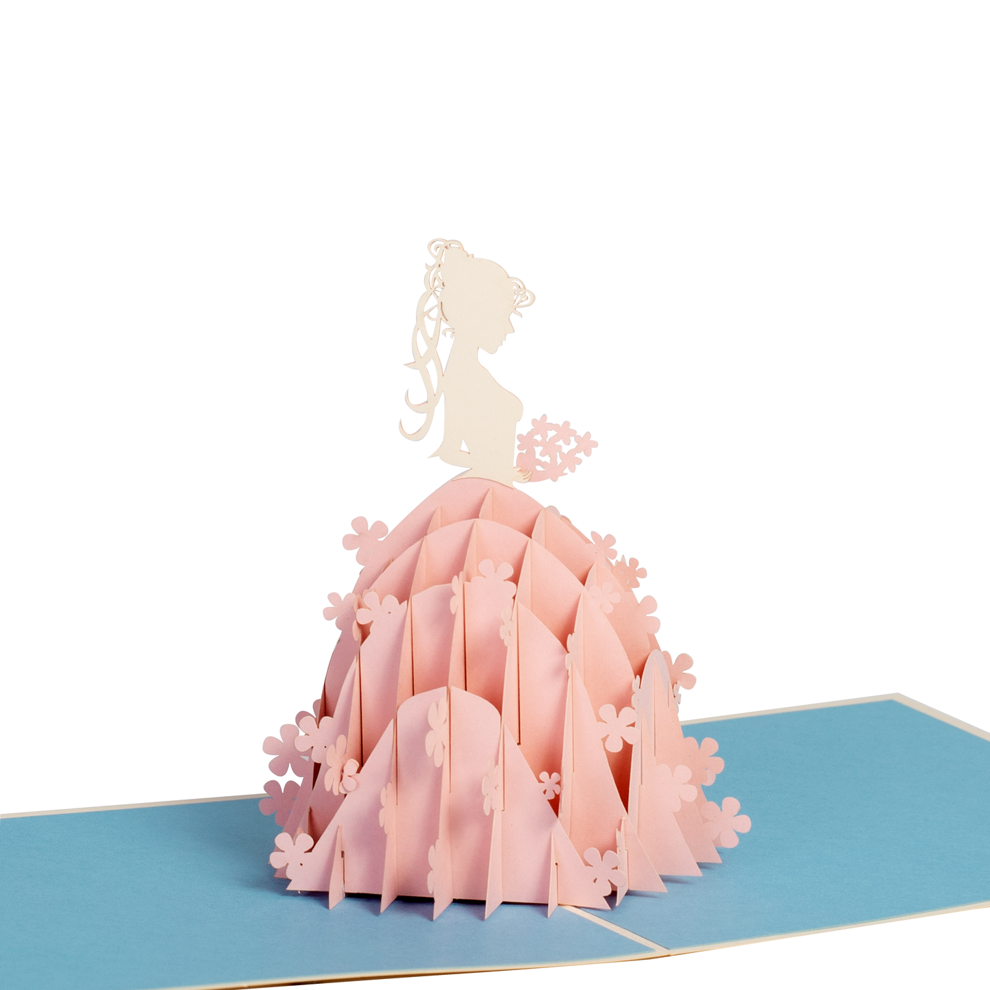 Pink La Quinceañera Birthday 3D Pop up Greeting Card