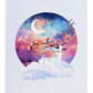 Enchanted Deer and Moonlit Blossom 3D Pop Up Greeting Card