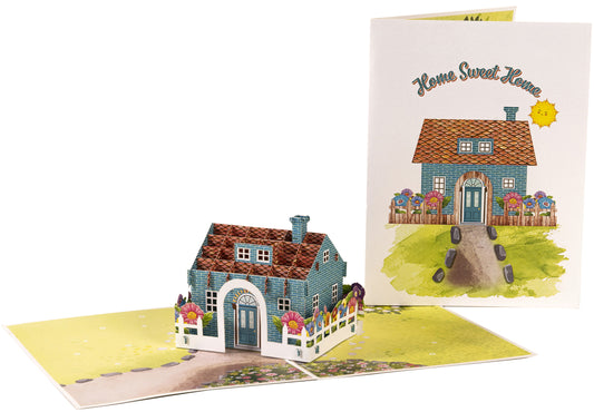 Home Sweet Home 3D Pop up Greeting Card