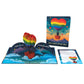 Gay Couple Hot Air Balloon 3D Pop-Up Card – LGBTQ+ Romantic Greeting Card for Anniversary, Engagement, Pride & Valentine’s Day