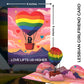 Lesbian Couple Hot Air Balloon 3D Pop-Up Card – LGBTQ+ Romantic Greeting Card for Anniversary, Engagement & Pride