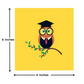 Owl Graduation 3D Pop-up Greeting Card