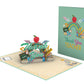 Thank You Teacher 3D Pop up Greeting Card