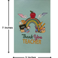 Thank You Teacher 3D Pop up Greeting Card