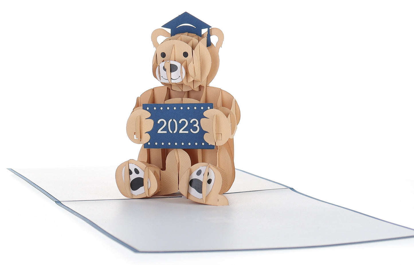 2023 Graduation Happy Bear 3D Pop Up Greeting Card - Graduation - iGifts And Cards