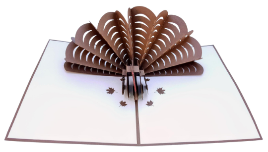 Thanksgiving Turkey 3D Pop Up Greeting Card - best deal - Thanksgiving - iGifts And Cards