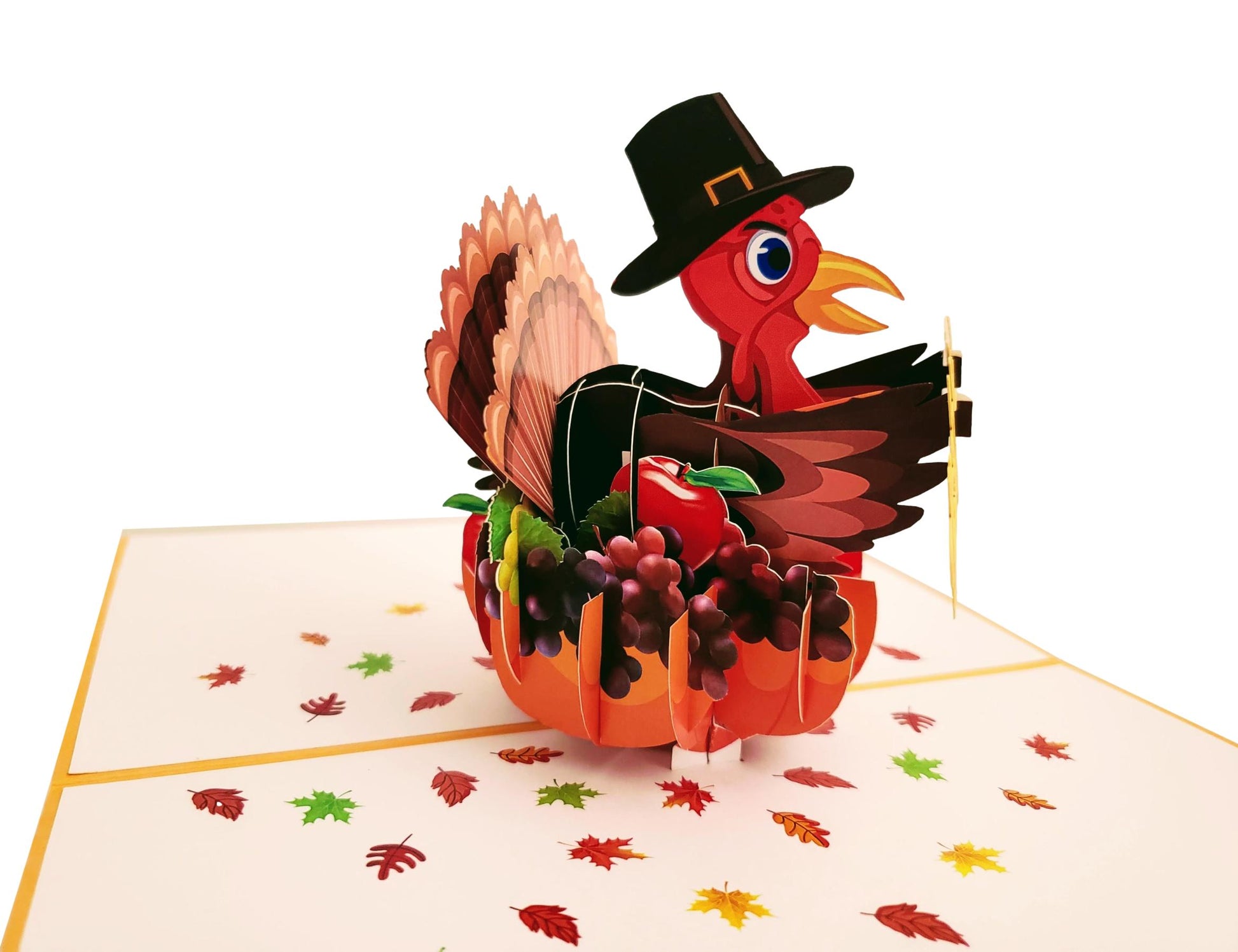 Happy Thanksgiving Turkey 3D Pop Up Greeting Card - Happy Thanksgiving - Thanksgiving - iGifts And Cards