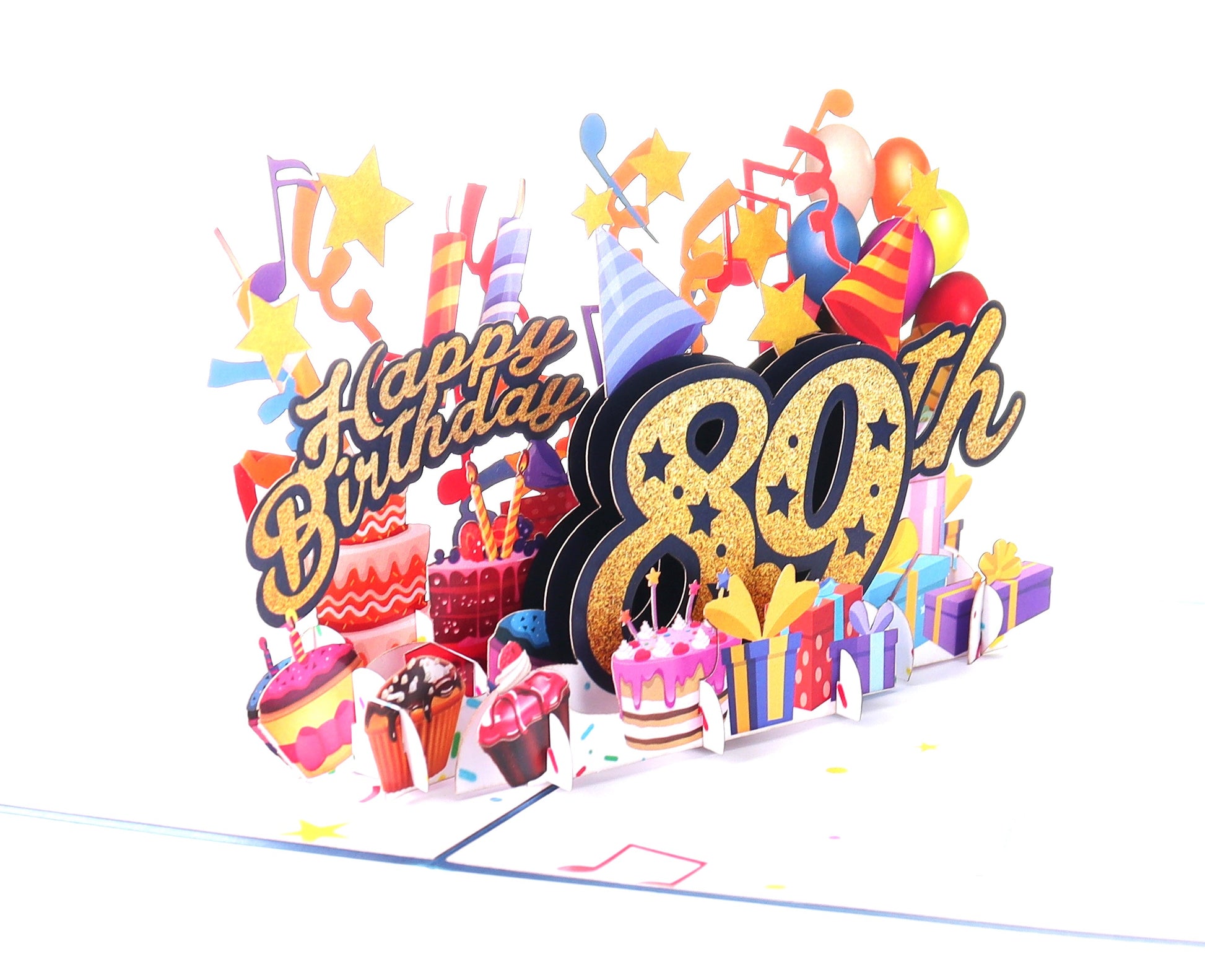 Happy 89th Blue Birthday 3D Pop Up Greeting Card - Birthday - funny birthday - Happy Birthday - new - iGifts And Cards