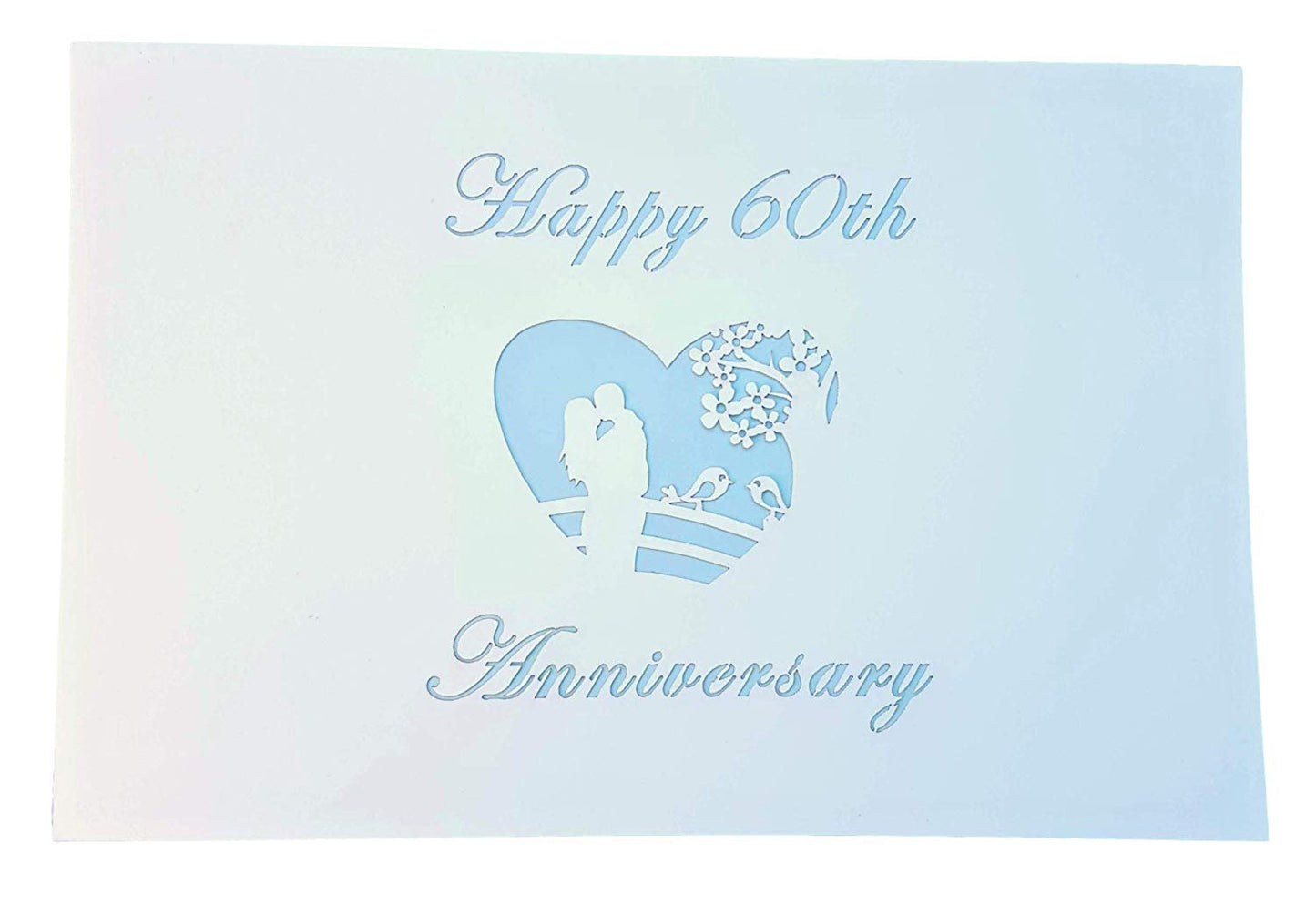 Happy 60th Anniversary 3D Pop Up Greeting Card - Anniversary - iGifts And Cards