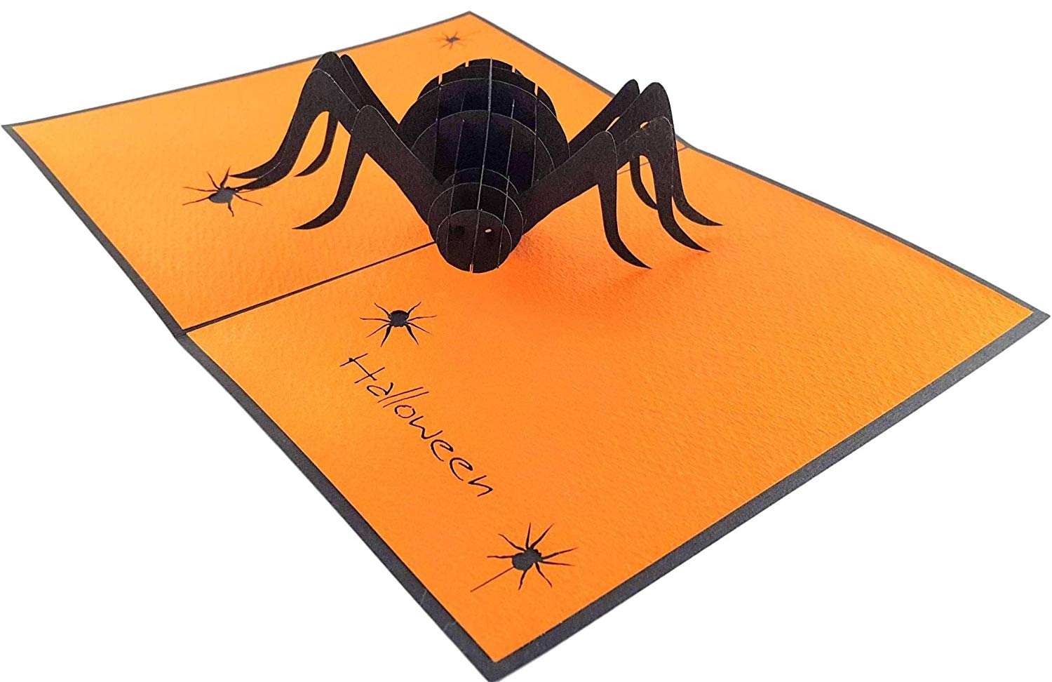 Scary Black Spider 3D Pop Up Greeting Card - Animal - best deal - Halloween - iGifts And Cards