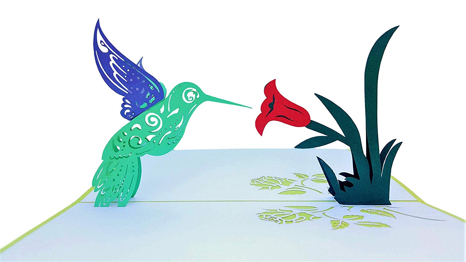 Hummingbird 3D Pop Up Greeting Card - Admin Assistant Day - Birthday - Get Well - Love - Thinking Of - iGifts And Cards