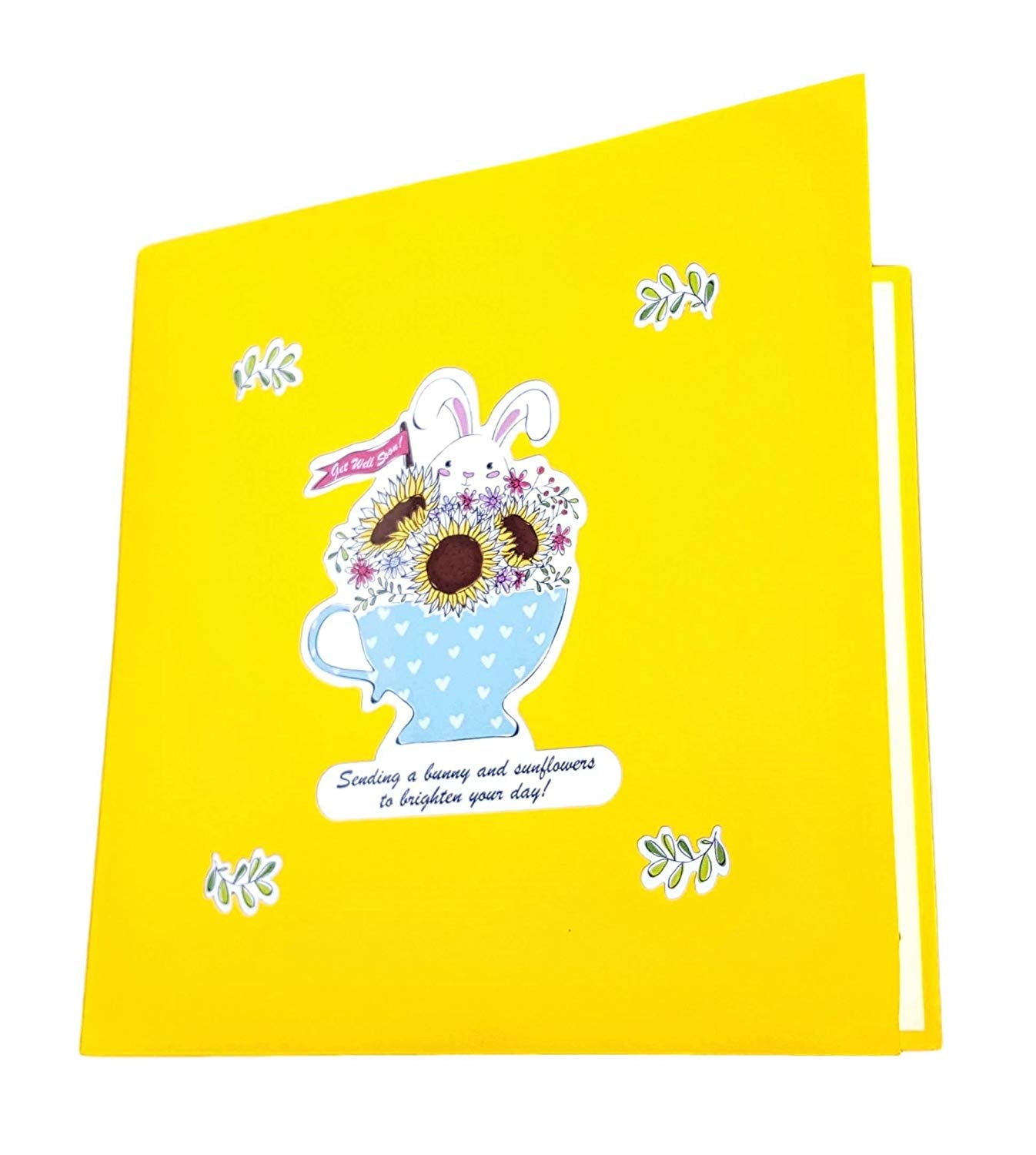Sunflower Get Well 3D Pop Up Greeting Card - Get Well - iGifts And Cards