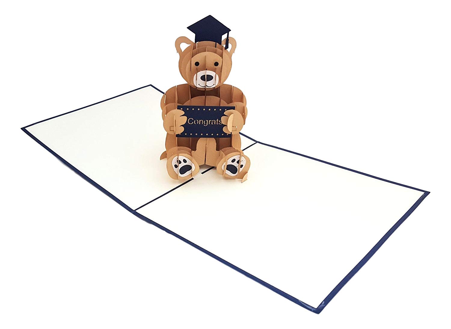 Graduation Bear 3D Pop Up Greeting Card - Congratulations - Graduation - iGifts And Cards