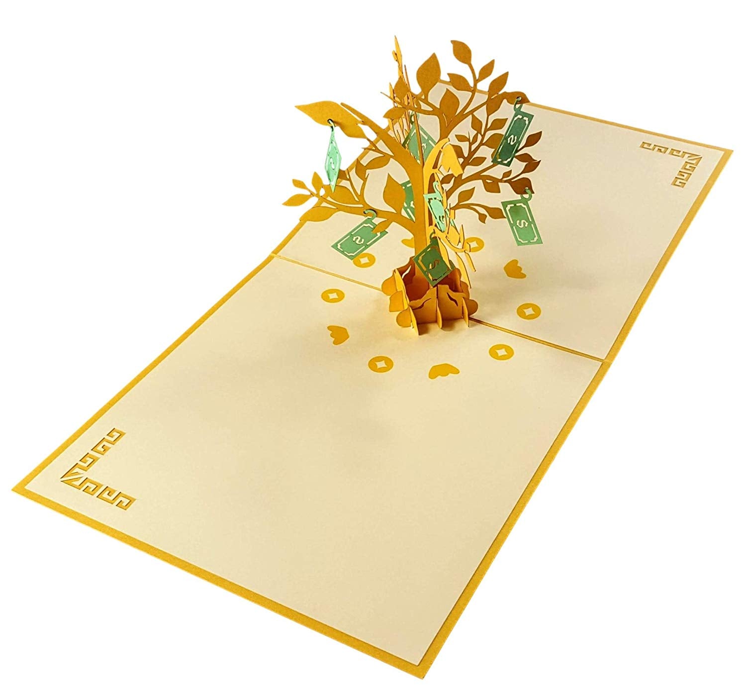 Money Tree 3D Pop Up Greeting Card - Birthday - Graduation - Housewarming - New Business - Retiremen - iGifts And Cards