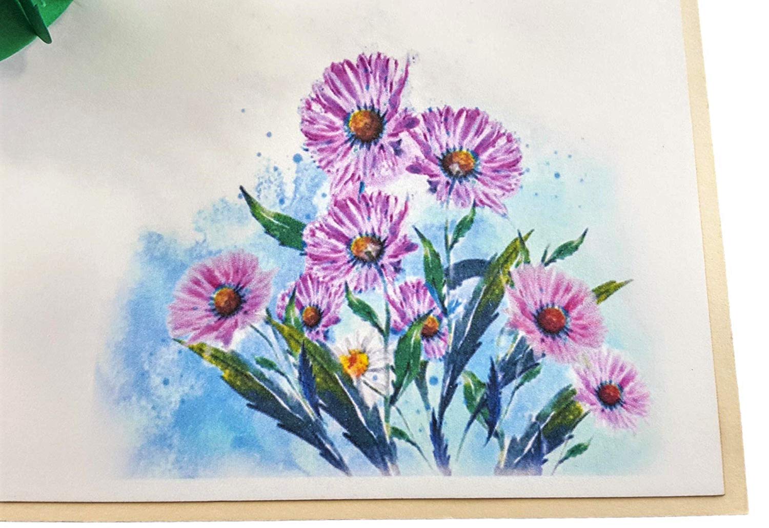 Purple Daisies 3D Pop Up Greeting Card - Get Well - Just Because - Mother's Day - New Business - Thi - iGifts And Cards