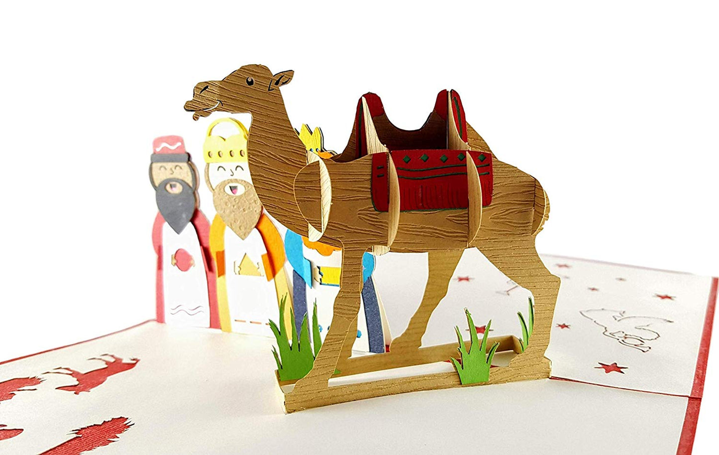 Three Kings 3D Pop Up Greeting Card - Christmas - iGifts And Cards