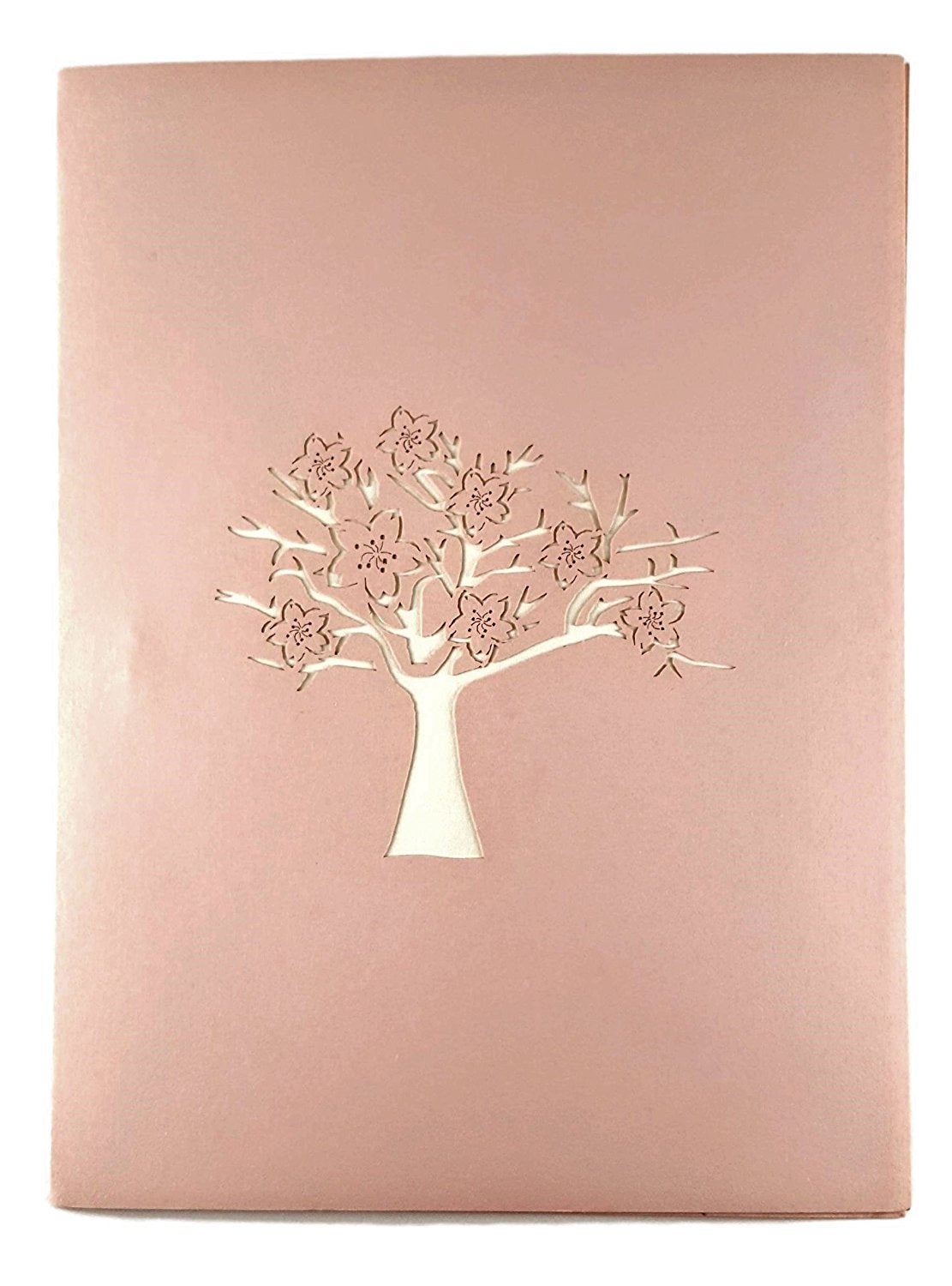 Cherry Blossom (Pink Cover) 3D Pop Up Greeting Card - Iconic - Just Because - Love - Special Days - iGifts And Cards