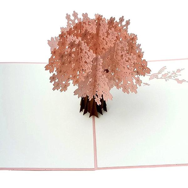 Cherry Blossom (Pink Cover) 3D Pop Up Greeting Card - Iconic - Just Because - Love - Special Days - iGifts And Cards