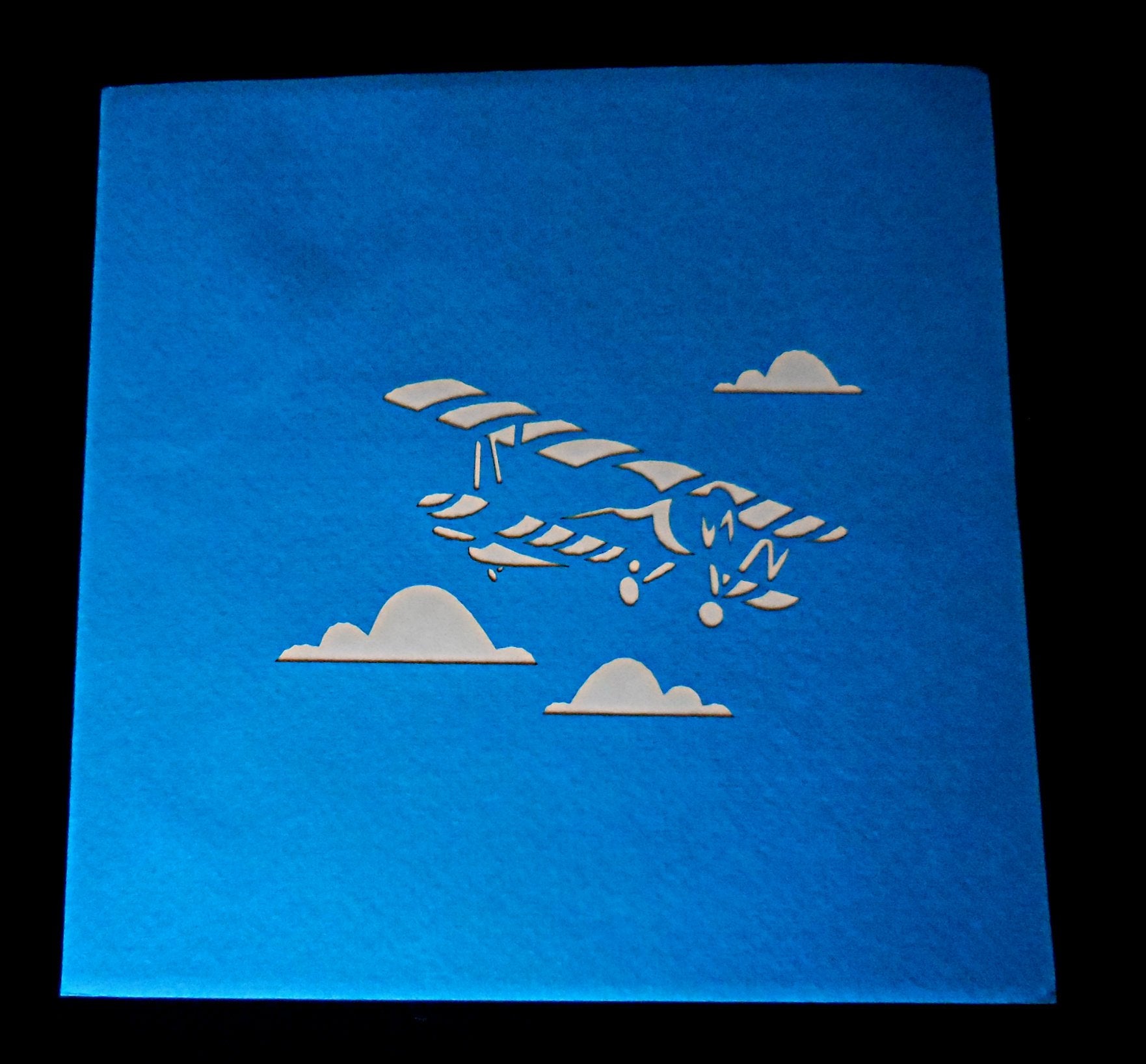 Airplane 3D Pop Up Greeting Card - Father's Day - friendship - Fun - Just Because - Special Days - iGifts And Cards