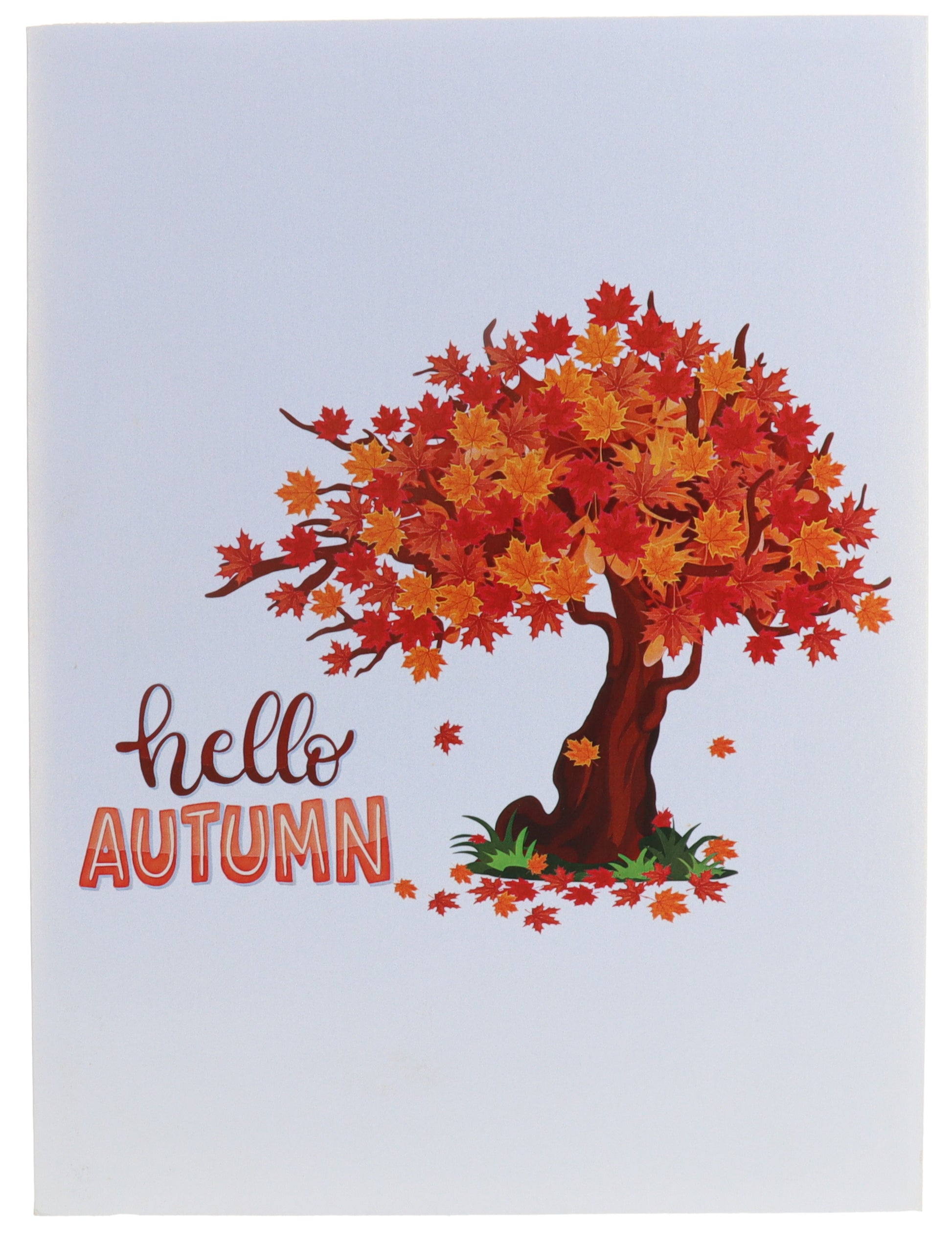 Hello Autumn Maple Tree 3D Pop Up Greeting Card - Autumn - best deal - Brighten Someone’s Day - Happ - iGifts And Cards