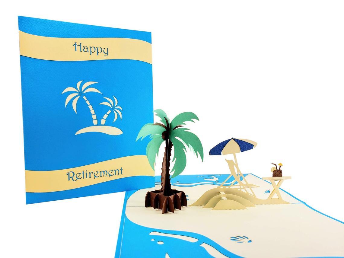 Awesome Happy Retirement 3D Pop Up Greeting Card - Congratulations - iGifts And Cards