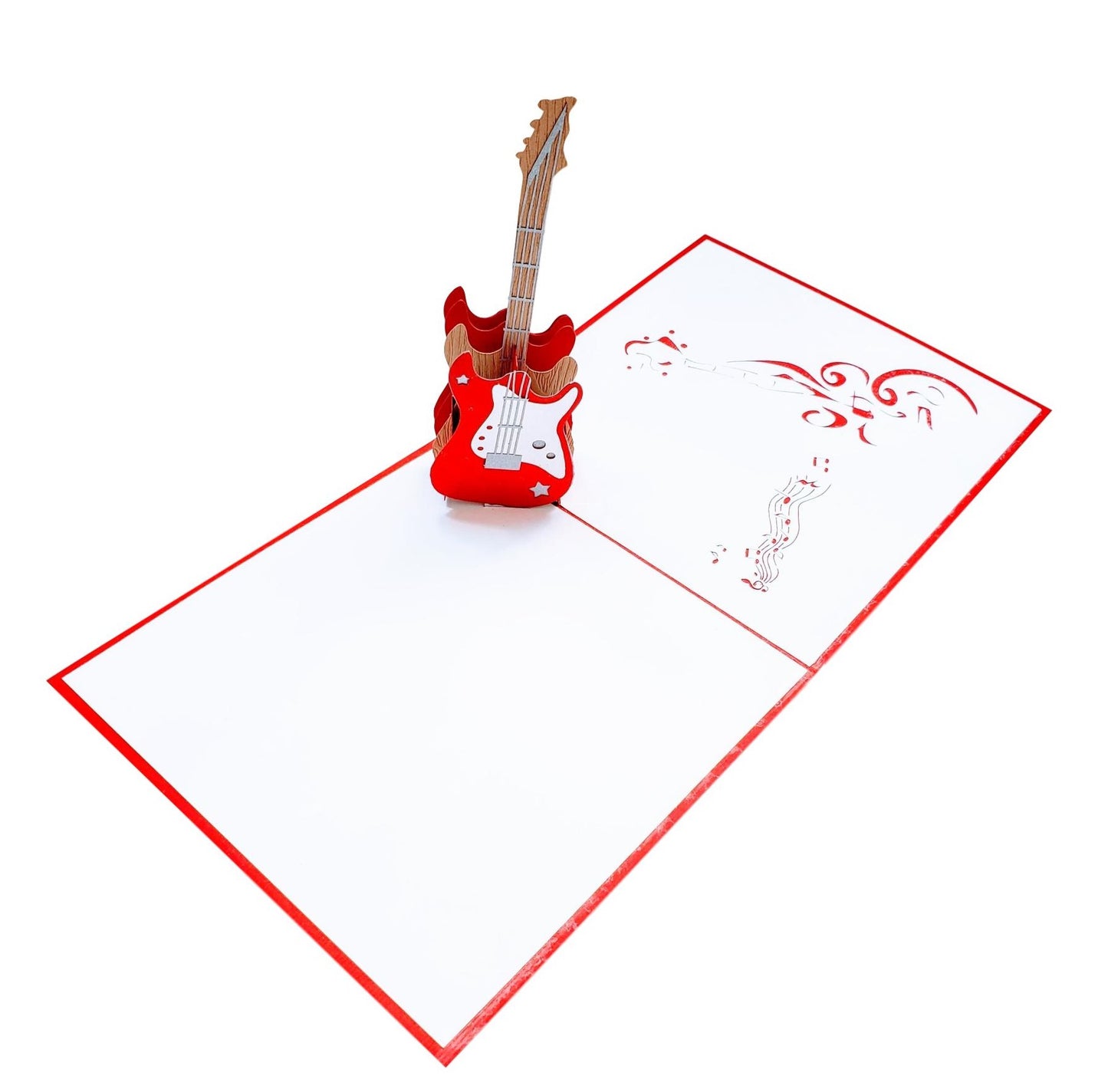 Bass Guitar Pop Up Greeting Card - Admin Assistant Day - Fun - Just Because - iGifts And Cards