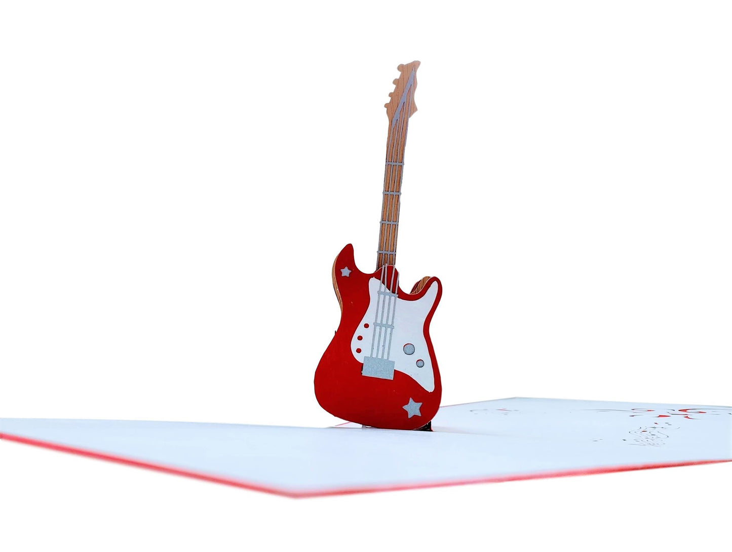 Bass Guitar Pop Up Greeting Card - Admin Assistant Day - Fun - Just Because - iGifts And Cards