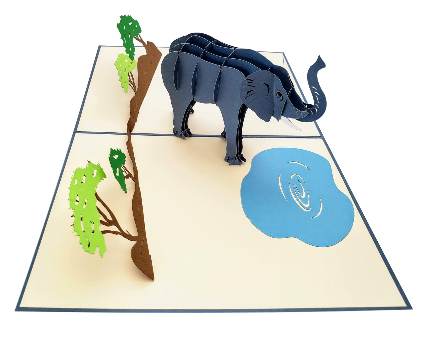 Majestic Elephant 3D Pop Up Greeting Card - All Occasion - Animal - Animals - Awesome - Birthday - C - iGifts And Cards