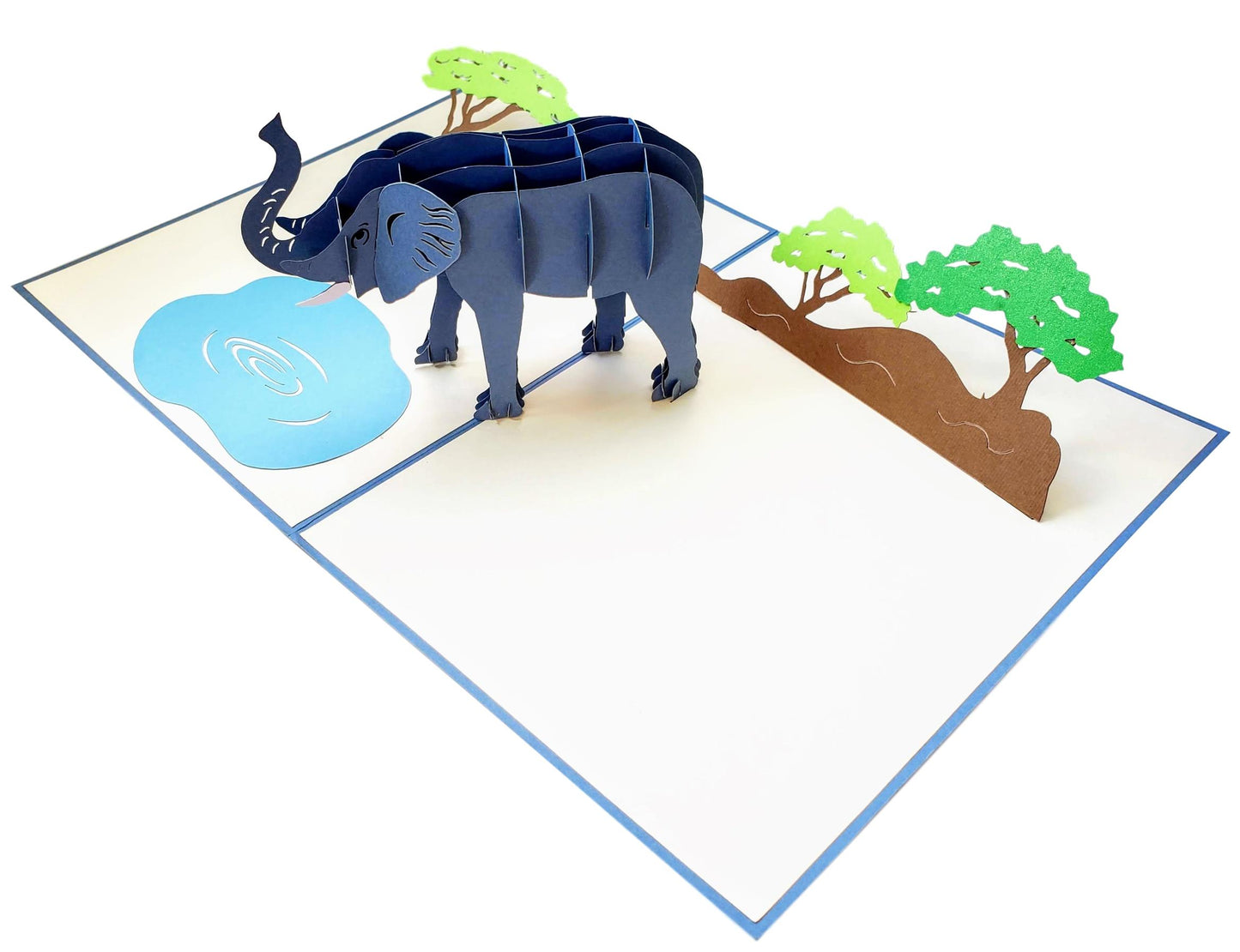 Majestic Elephant 3D Pop Up Greeting Card - All Occasion - Animal - Animals - Awesome - Birthday - C - iGifts And Cards